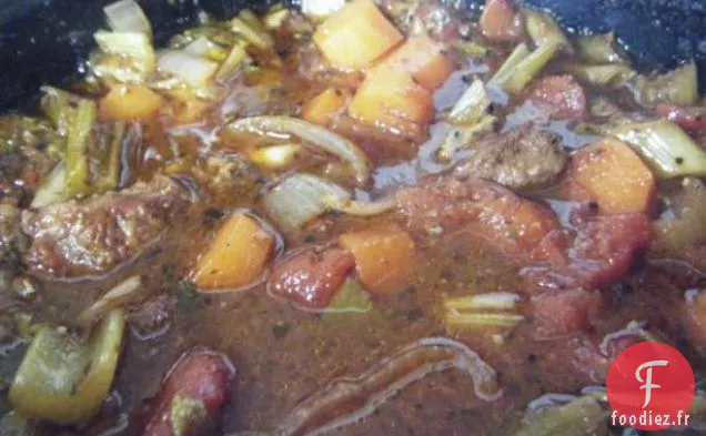 Jarrets d'Agneau Braisés à la Sauce Orange-Merlot (Pâque)