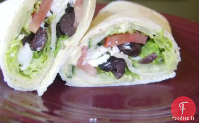 Enveloppement de Salade Grecque