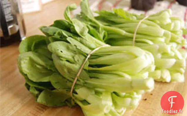 Dîner ce soir: Bok Choy au Gingembre et à l'Ail