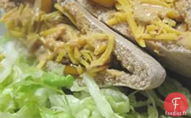 Pitas de Poulet du Sud-Ouest à la sauce Chipotle