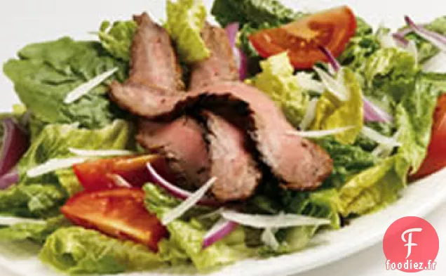 Salade de Bifteck de Flanc à l'Ail Grillé