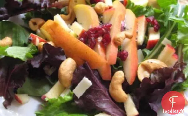 Salade De Noix De Cajou Aux Pommes Et Poires