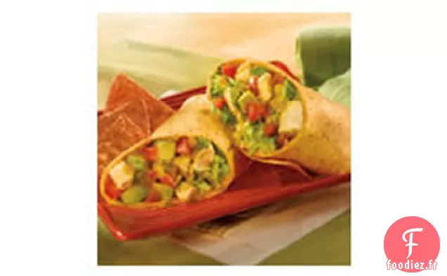 Wraps de Poulet Salsa Verde