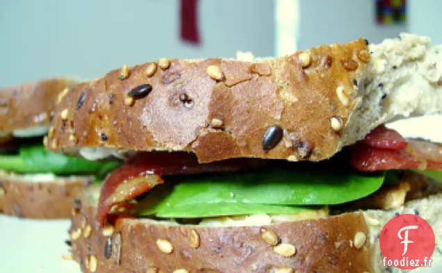 Sandwich aux Arachides, Bacon et Avocat
