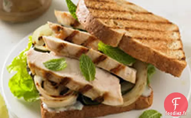 Sandwich au Mojito de Poulet Grillé