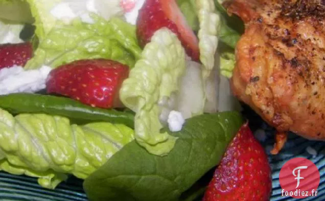 Salade de Féta aux Fraises de Pat Mccarron