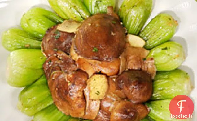 Baby Bok Choy de Lily Avec Trempette