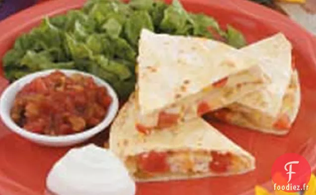 Quesadillas au Poulet aux Pommes