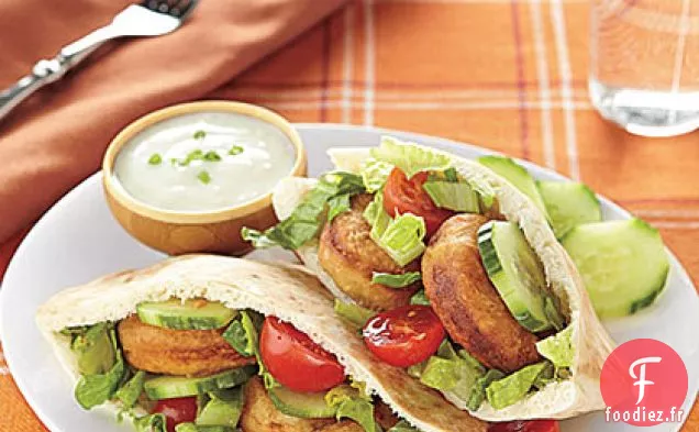 Pitas de Falafels Croquants