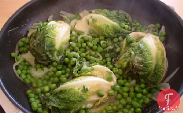 Petits Pois Beurrés à la Laitue