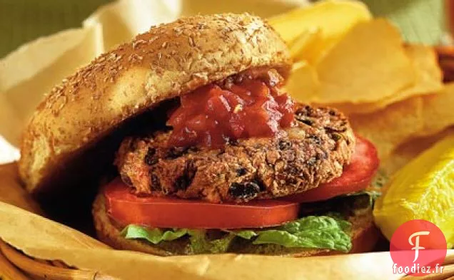 Hamburgers aux Haricots avec Mayonnaise Adobo