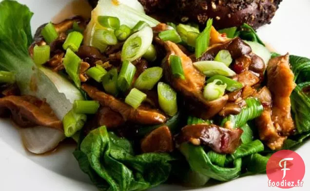 Baby Bok Choy Aux Champignons Shiitake