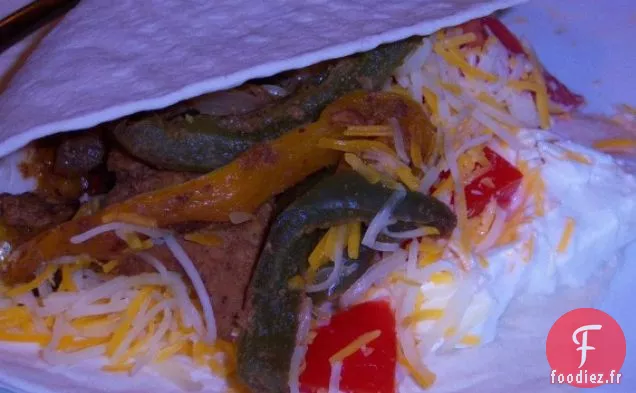 Fajitas au Poulet de Rj