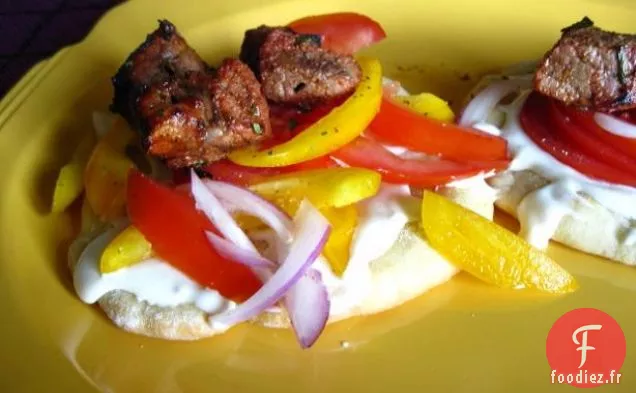 Pizza au Taco au Steak