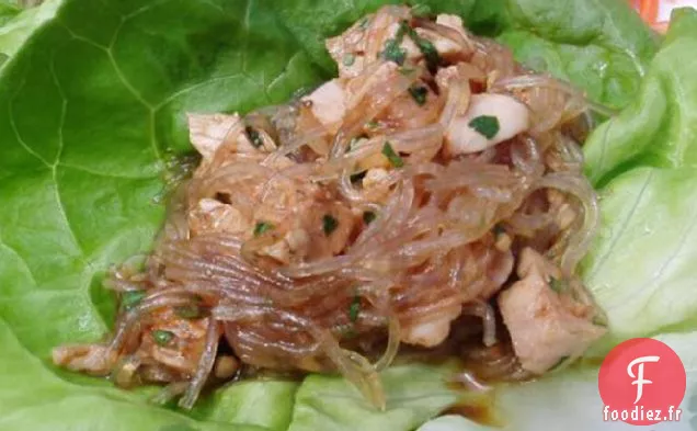 Wraps de Laitue Asiatique Épicée
