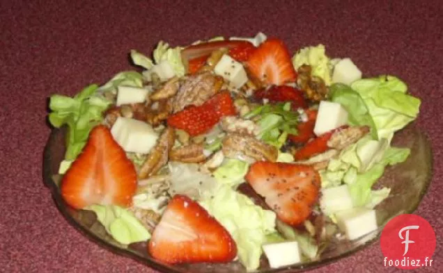 Salade De Fraises Avec Monterey Jack