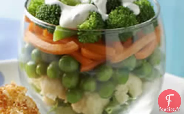 Salade de légumes en couches Hidden Valley Ranch