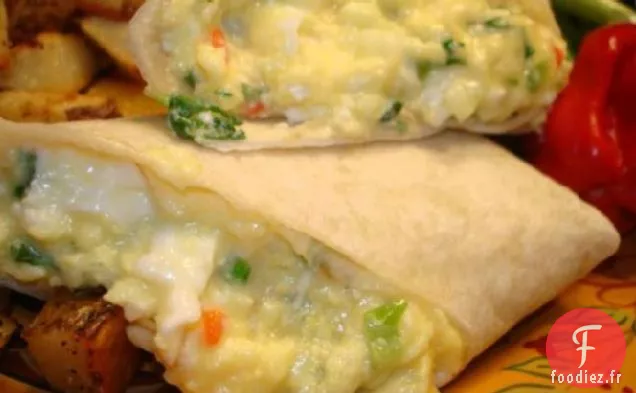 Wraps de Tortilla aux Œufs Brouillés Aust Ww 5.5 Pts