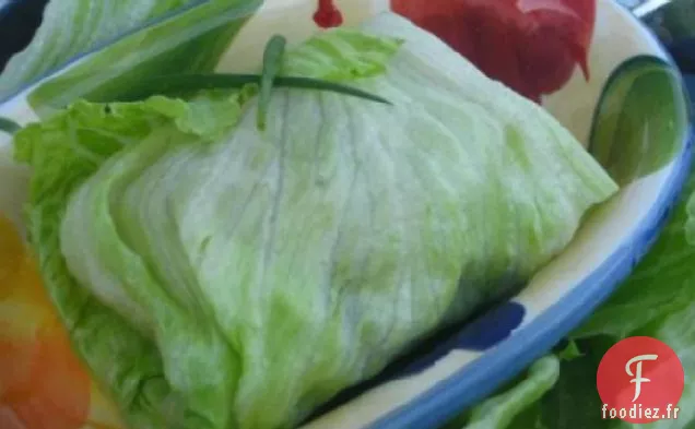 Wraps de Laitue au Poulet Épicé