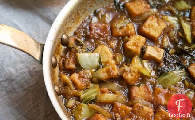 Tofu Aigre-Doux Au Bok Choy