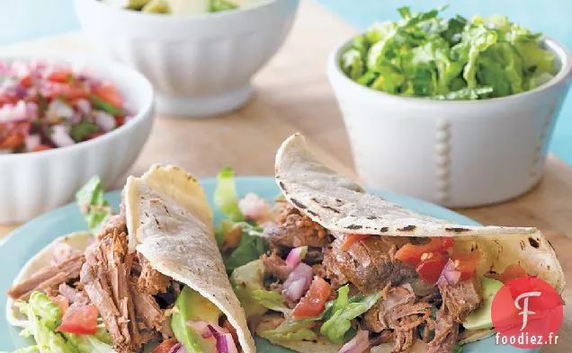 Tacos Moelleux au Chili et au Bœuf