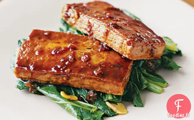 Tofu glacé au Bok Choy