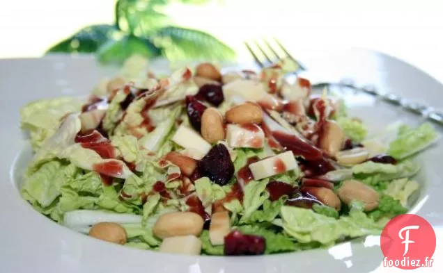 Salade Balsamique Sucrée et Acidulée (Avec Cacahuètes Rôties Au Miel)