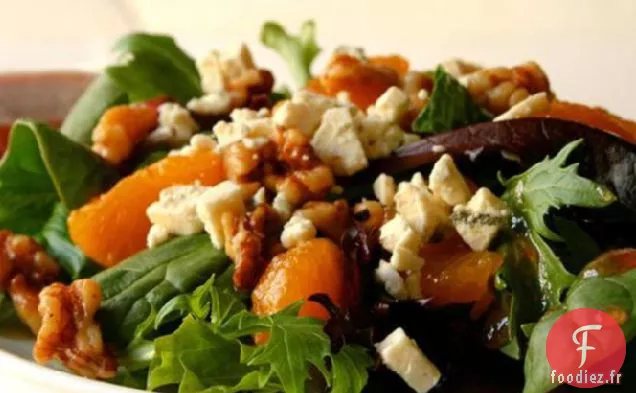 Salade de Noix Grillées Aux Mandarines et au Gorgonzola