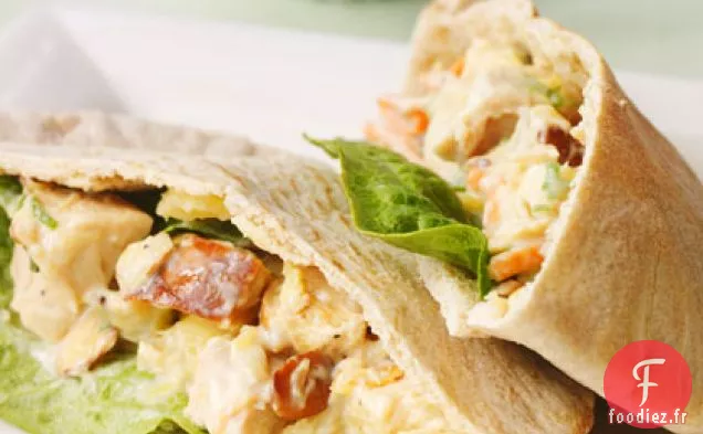 Salade de Poulet à l'Ananas Pitas