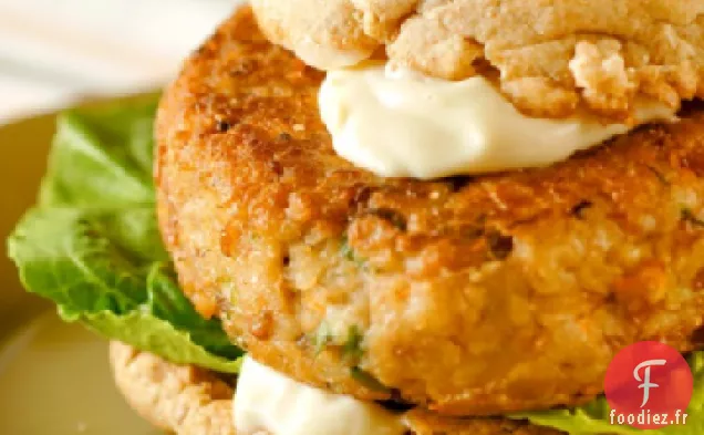 Hamburgers Végétariens à la Mayonnaise au Tahini