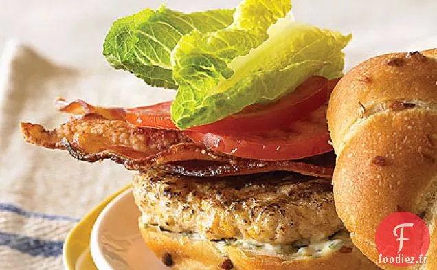 Hamburgers au Poulet BLT