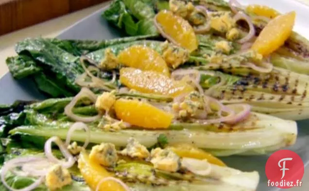 Salade Romaine Grillée à l'Orange et au Bleu