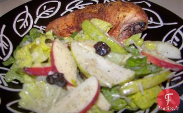 Salade de Riz Noir Chinois à l'Orange et à l'Avocat