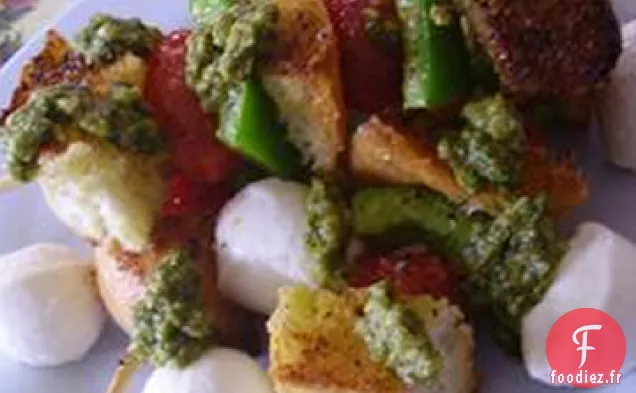 Brochettes de Salade Panzanella