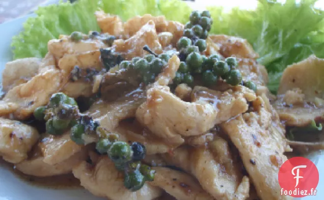 Poulet au Poivre à l'ail - Thaï (Gai Tod Kratiem Prik Tai)