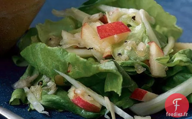 Salade de Fenouil et Pomme avec Vinaigrette Citron-Échalote