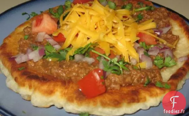 Tacos de Pain Frits Indiens Préférés d'Amy
