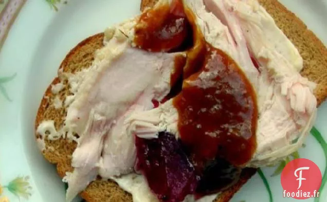 Le Sandwich À la Dinde du Jour de l'Agent Immobilier Après Thanksgiving