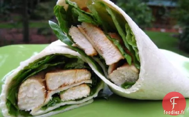 Wraps de Poulet Épicé au Buffle