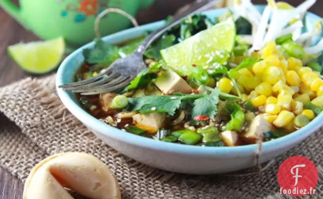 Idée folle de Dîner rapide: Bol de Ramen Miso {végétalien}