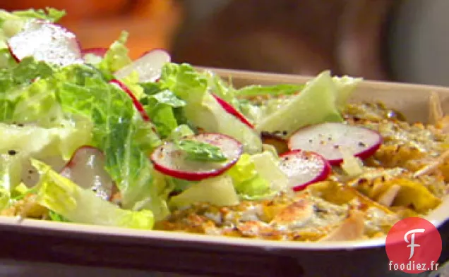 Enchiladas au Poulet Salsa Verde