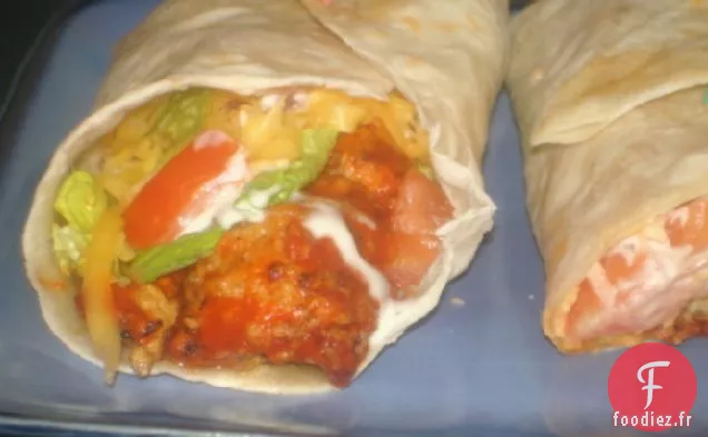 Wraps de Poulet Buffalo