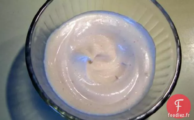 Mayonnaise maison dans le mélangeur