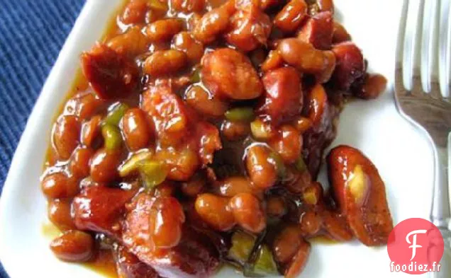 Cuisson de Saucisses et de Haricots à la maison