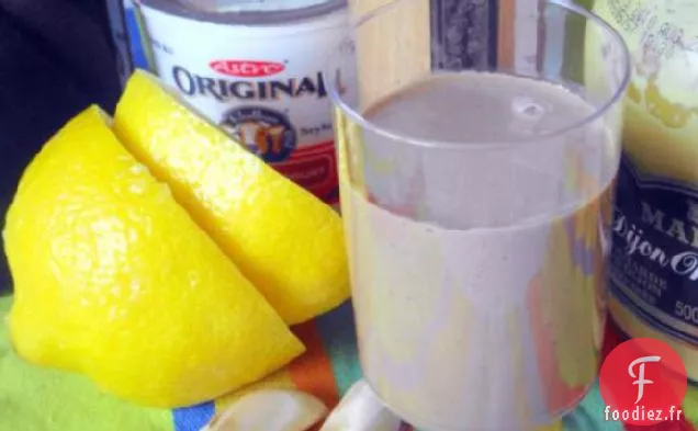 Vinaigrette au Citron et au Yogourt