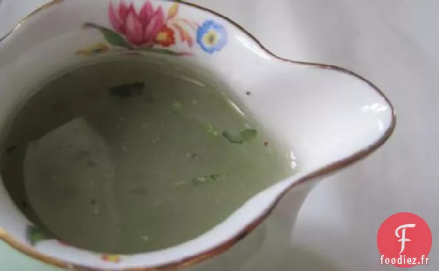 Vinaigrette aux Herbes Citronnées À la Menthe et à l'Estragon