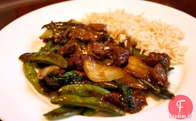 Dîner ce soir: Sauté de Bœuf aux Cinq épices