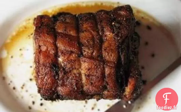 Longe de Porc Rôtie à la Sauce à la Bière