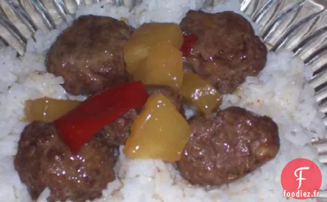 Boulettes de Viande Hawaïennes
