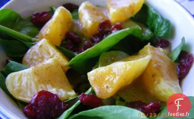 Salade d'Épinards et de Mandarines